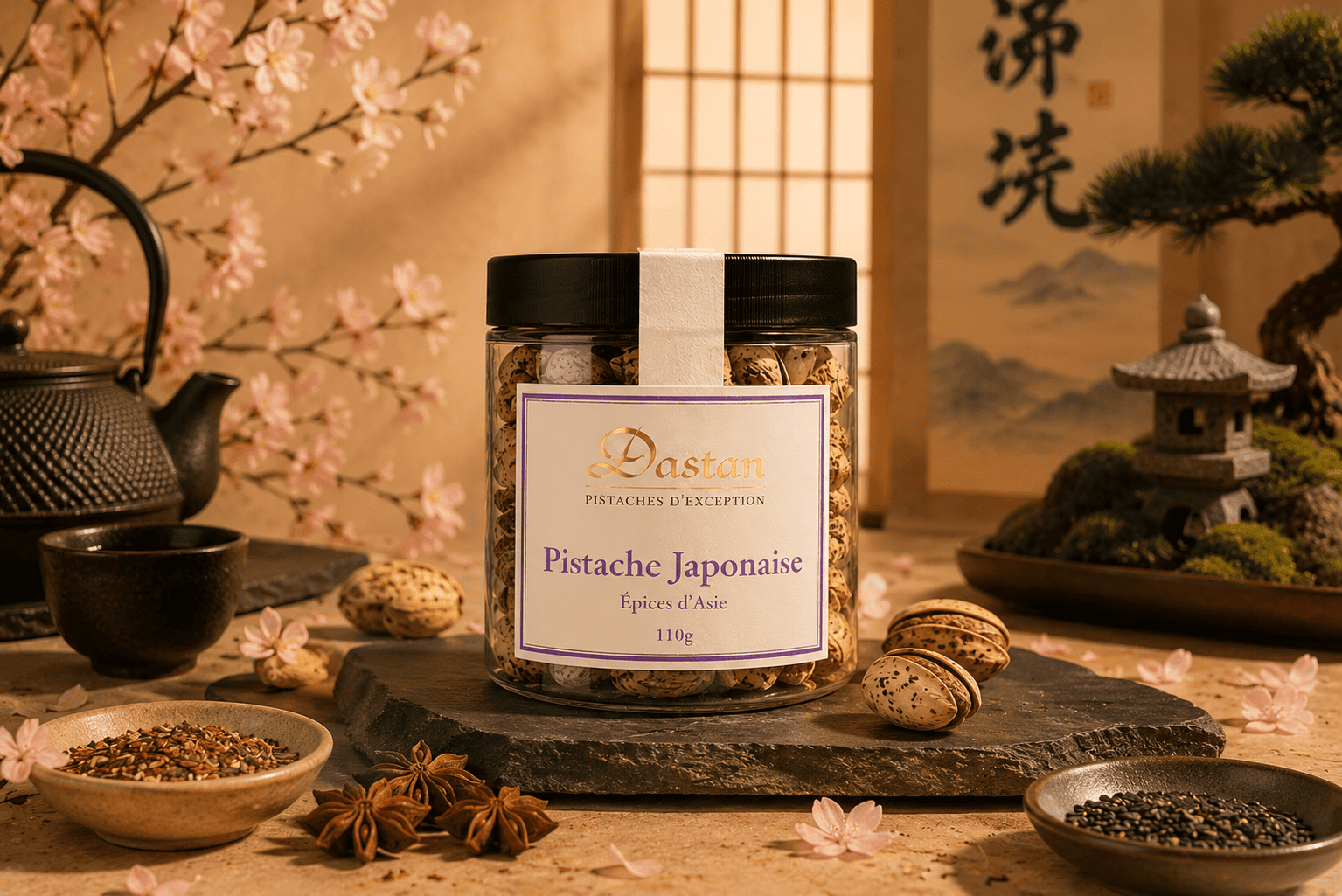 Pistaches à la japonaise